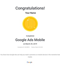 Google Ads mobile